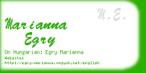 marianna egry business card